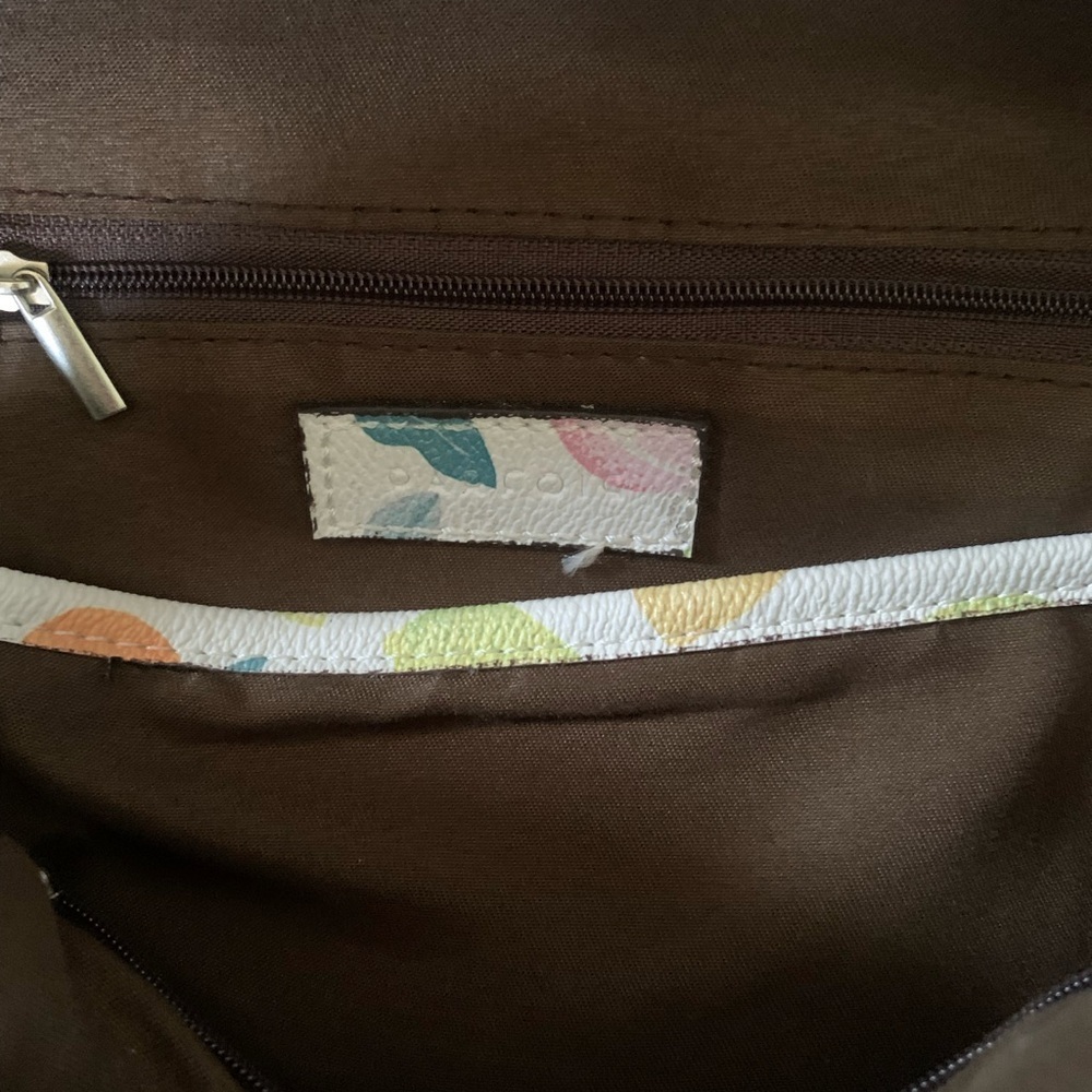 Vibrant Citrus Pattern Women's Faux Leather Backpack from Parfois (Euro brand) - Picture 9 of 11